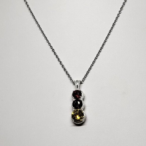 New, Mozambique Garnet Ring and Pendant Necklace, Size 5 - Picture 14 of 14